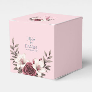 Ballotins Suite fleurie sophistiquée Micro-Mariage (rose)