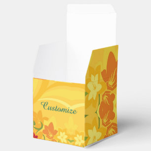 Ballotins Sunny Summer Jaune Cube Ballotin