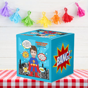 Ballotins Super Hero Comic Style Boy Photo Anniversaire