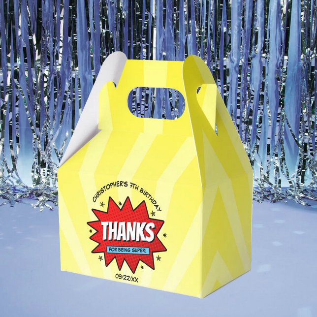 Ballotins Superhero Comic Book N'importe quel âge Anniversai (Créateur téléchargé)