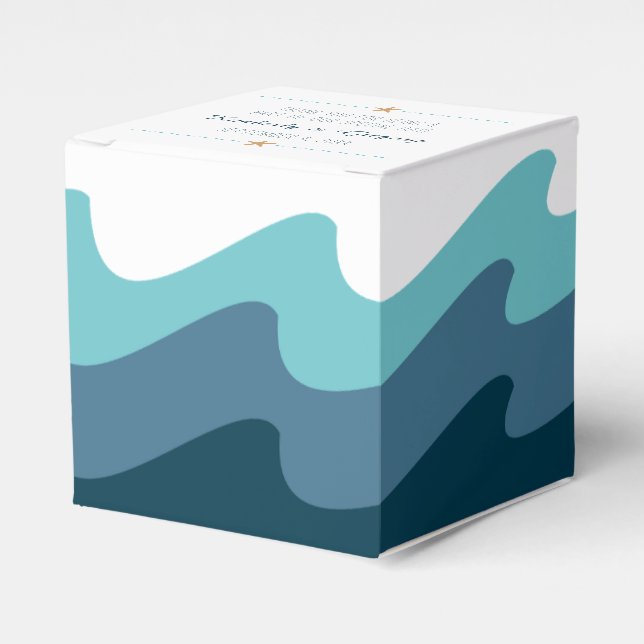 Ballotins sur la plage - Vague bleue (Verso)