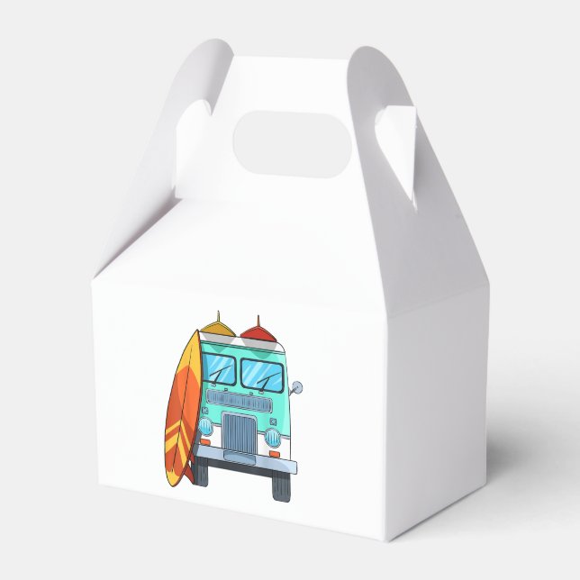 Ballotins Surf Van Surfboard Palm Trees Surfboard Surfboard  (Verso)