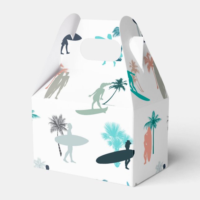 Ballotins Surfers et palmiers Motifs (Verso)