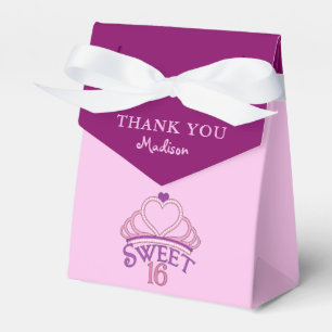 Ballotins Sweet 16e anniversaire Merci de fête sur mesure