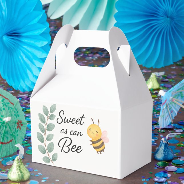 Ballotins Sweet as Can Bee Baby Shower Favor Box (Fête)