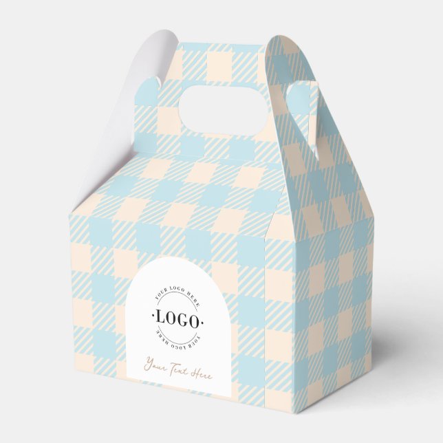 Ballotins Sweet blue en vichy Entreprise Promotion d'entrepr (Verso)