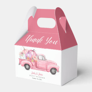 Ballotins Sweet Little Citrouille Baby shower fille rose