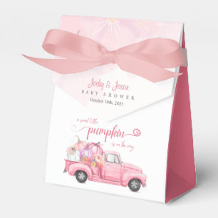 Ballotins Sweet Little Citrouille Baby shower fille rose