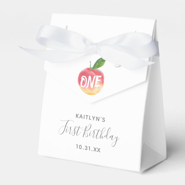 Ballotins Sweet Little Peach 1er anniversaire (Verso)