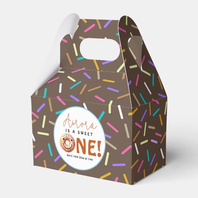 Ballotins Sweet One aquarelle mignonne beignets 1er annivers (Verso)
