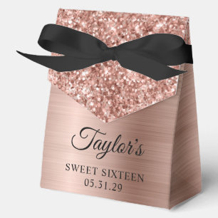 Ballotins Sweet sixteen de glamme or Rose