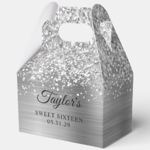 Ballotins Sweet sixteen de glamour argenté