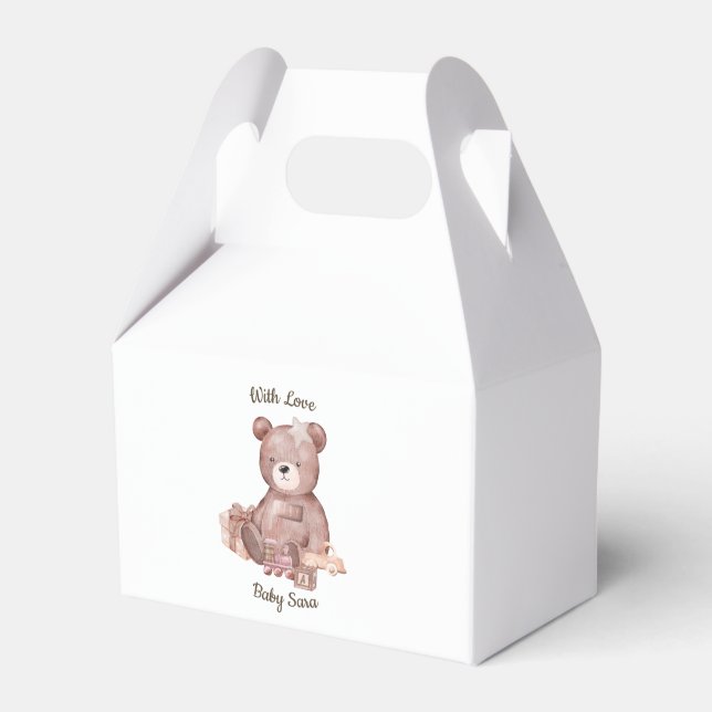 Ballotins Sweet Teddy Bear Baby Shower (Verso)