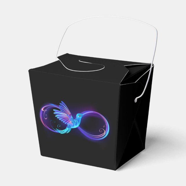 Ballotins Symbole de Neon Infinity par Glowing Hummingbird (Verso)