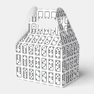 Ballotins Symboles noirs et blancs de domino de conception