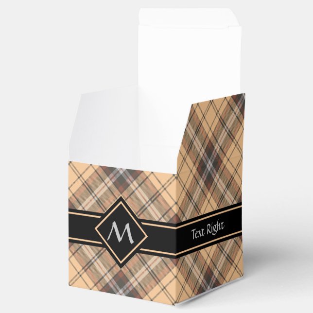 Ballotins Tartan beige et Brown (Ouvert)