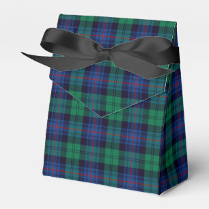 Ballotins Tartan d'Armstrong de bleu royal et de vert