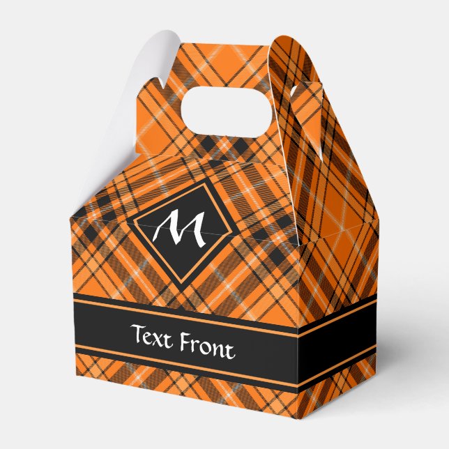 Ballotins Tartan orange d'Halloween (Verso)