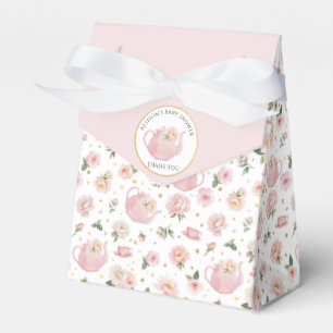 Ballotins Tea Party Baby shower Favoriser boîte cadeau