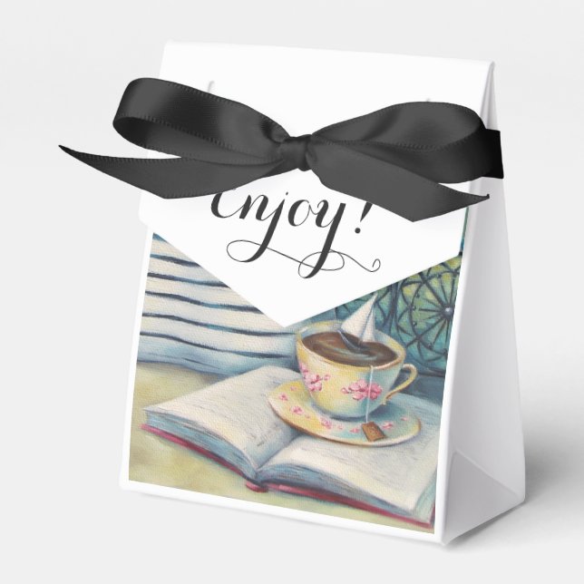 Ballotins Teacup Ballotin minuscule - Pastel noir et blanc (Verso)