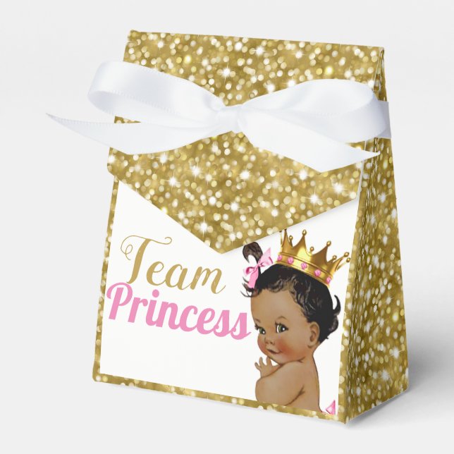 Ballotins Team African Princess Gold Parties scintillant Fav (Verso)