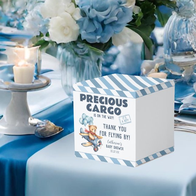 Ballotins Teddy Bear Avion Ballons Baby shower garçon (Créateur téléchargé)