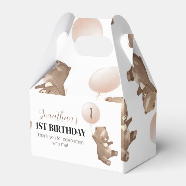 Ballotins Teddy Bear Premier Ballotin d'anniversaire (Verso)