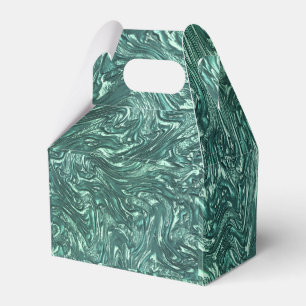 Ballotins Teintes de jade texturées et cyan verdâtre