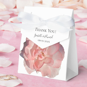 Ballotins Témoin de mariage floral rose corail élégant