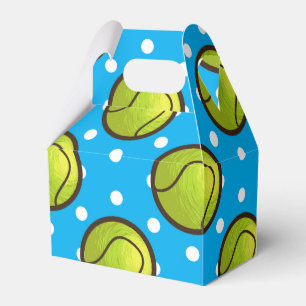 Ballotins Tennis Blue Pois fête d'anniversaire