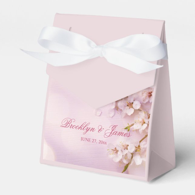 Ballotins Tente Ballotin de mariage élégante en fleurs de ce (Verso)