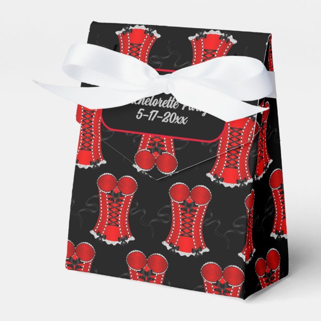 Ballotins Tente Corset Rouge Coquine (Verso)