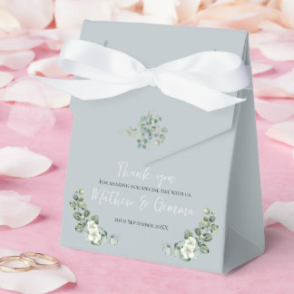 Ballotins Tente Mariage eucalyptus moderne