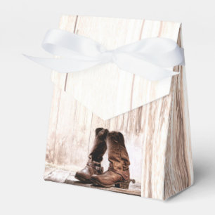 Ballotins Tente Papier Ballotin bottes pays rustique Ouest