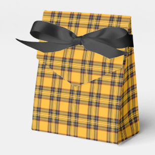 Ballotins Tente Tente Plaid Jaune et Noir Tartan Ballotin