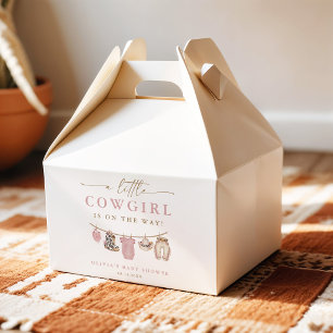 Ballotins Tenue de petite cowgirl rose pour Baby Shower Clot