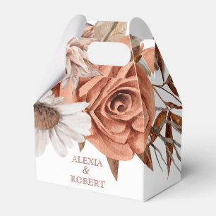 Ballotins Terracotta automne fleurs arrangement mariage