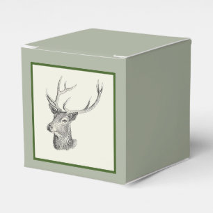 Ballotins Tête de cerf Buck avec Antlers Chasse Dessin