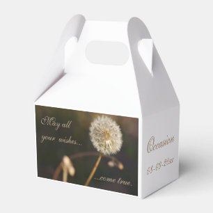 Ballotins Tête de graines de Dandelion en tons Brown