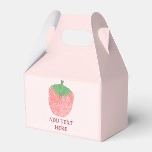 Ballotins Texte personnalisé de dessin de fraises