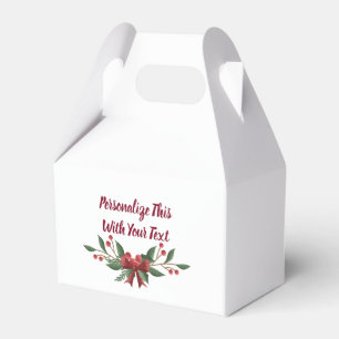Ballotins Texte personnalisé Holly et Berry Noël
