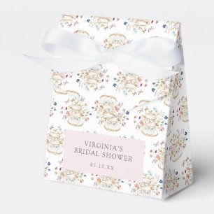 Ballotins Thé à la Mariée aux Tasses de Fleurs Sauvages