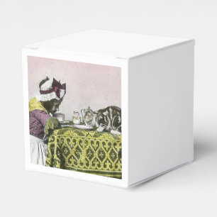 Ballotins Thé pour deux Fille Victorienne et Kitty Cat Tea P