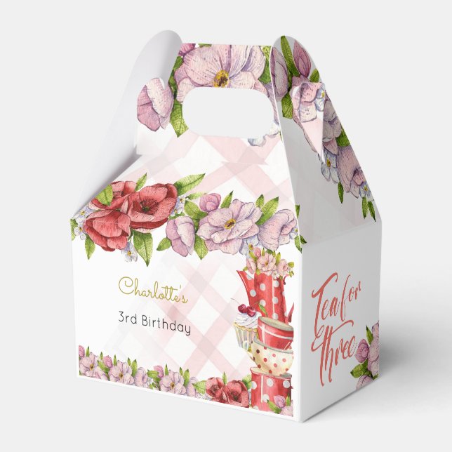 Ballotins Thé pour trois, anniversaire de la fleur de thé (Verso)