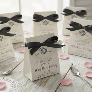 Ballotins Thème élégant de thé à la mode rétro   Enterrement