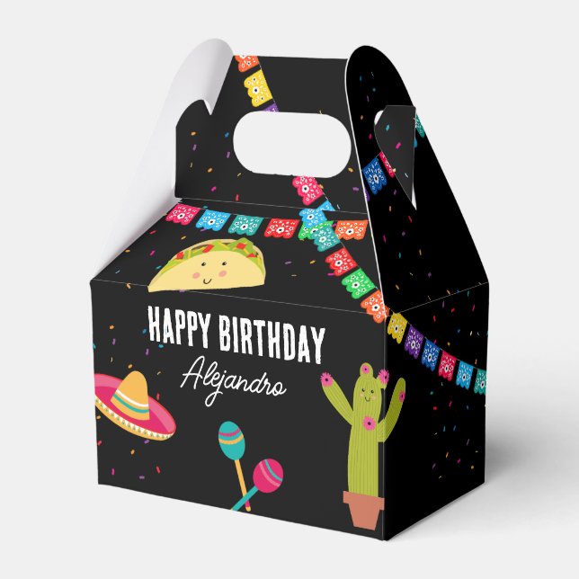 Ballotins Thème mexicain Fiesta - Taco Bout une fête Anniver (Verso)
