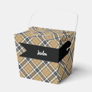 Ballotins Thomson Camel Tartan Plaid Motif de la mode famili