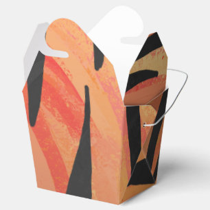 Ballotins Tiger chaud orange et noir