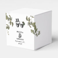 Til Death Coeur gothique Mariage des crânes florau