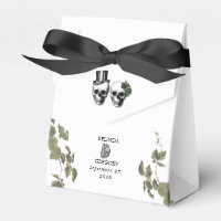 Til Death Coeur gothique Mariage des crânes florau